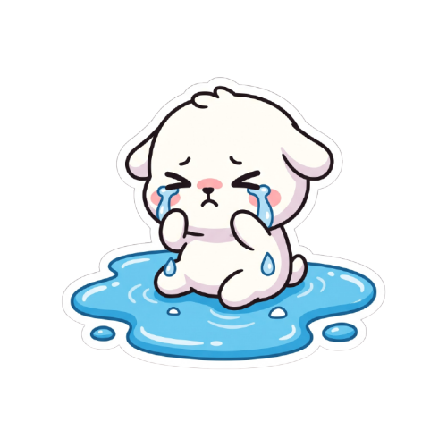 Crying character